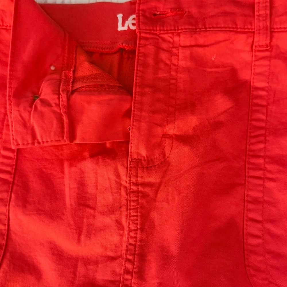 Lee Skort Women's 8 Coral Regular Fit Mid Rise Mini Stretch Gorpcore Activewear - Picture 7 of 9